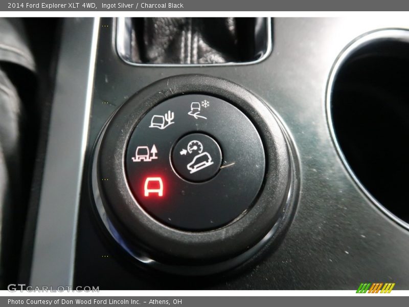 Ingot Silver / Charcoal Black 2014 Ford Explorer XLT 4WD