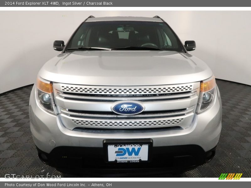 Ingot Silver / Charcoal Black 2014 Ford Explorer XLT 4WD