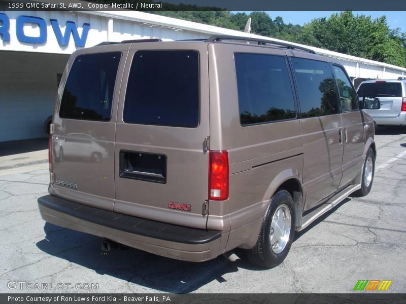 Copper Metallic / Neutral 1999 GMC Safari SL AWD