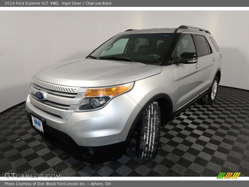 Ingot Silver / Charcoal Black 2014 Ford Explorer XLT 4WD