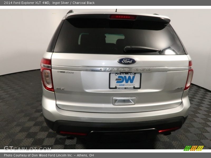 Ingot Silver / Charcoal Black 2014 Ford Explorer XLT 4WD