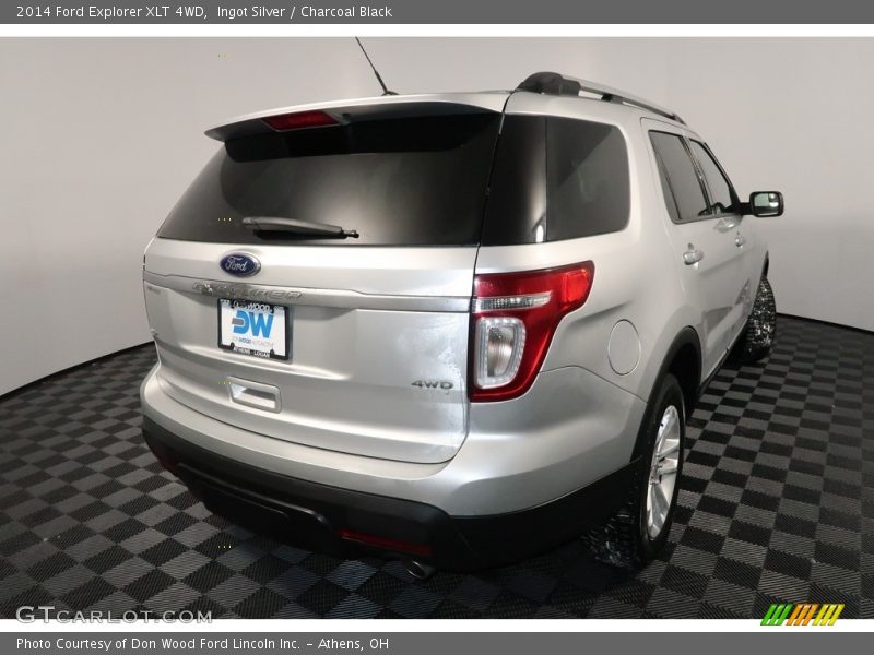 Ingot Silver / Charcoal Black 2014 Ford Explorer XLT 4WD