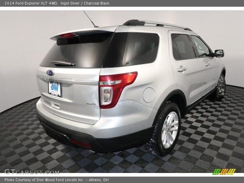 Ingot Silver / Charcoal Black 2014 Ford Explorer XLT 4WD