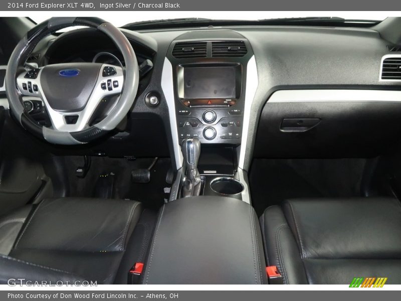 Ingot Silver / Charcoal Black 2014 Ford Explorer XLT 4WD