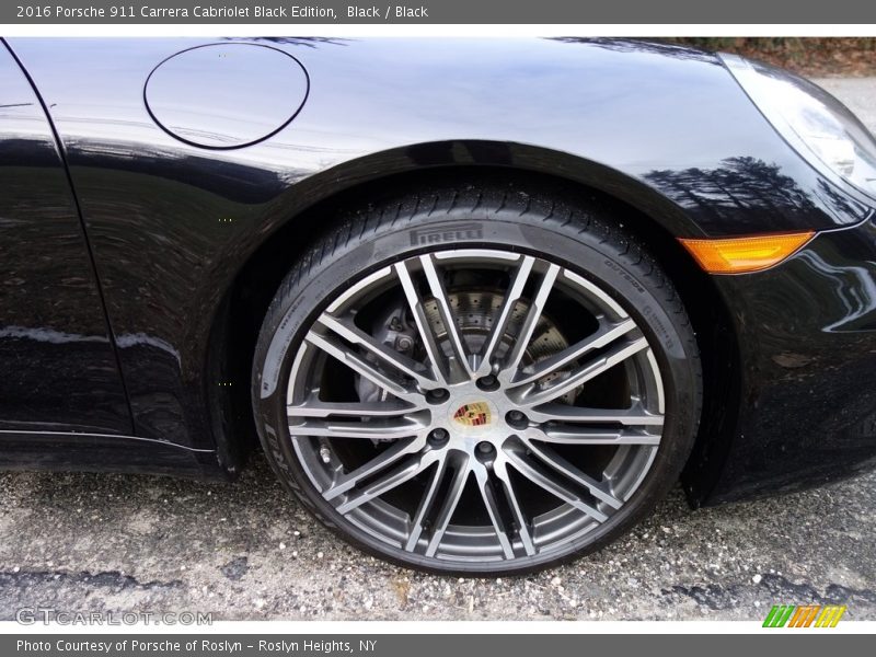 Black / Black 2016 Porsche 911 Carrera Cabriolet Black Edition