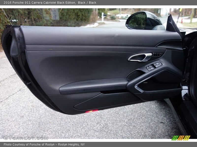 Black / Black 2016 Porsche 911 Carrera Cabriolet Black Edition