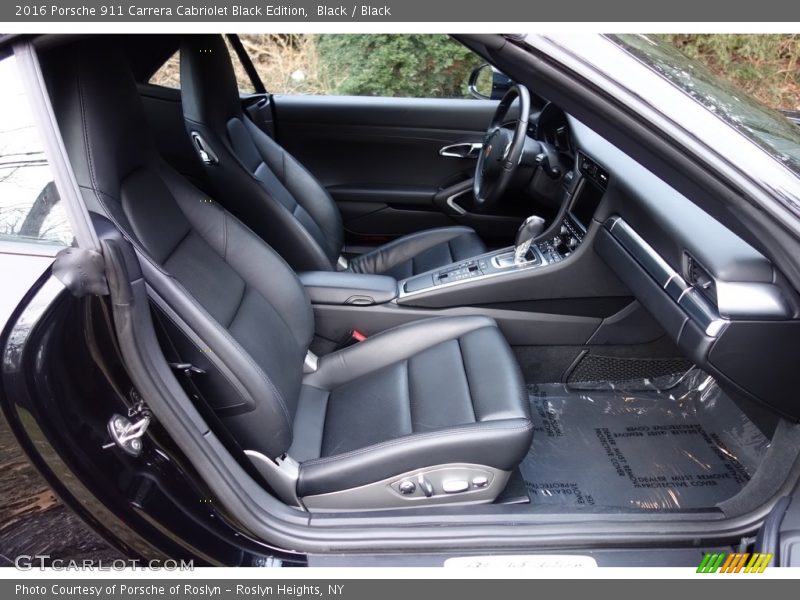 Black / Black 2016 Porsche 911 Carrera Cabriolet Black Edition