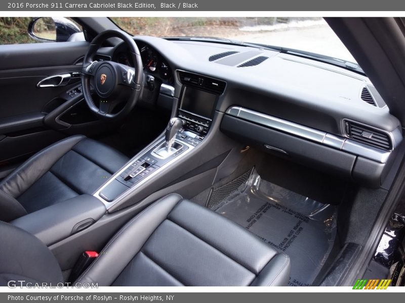 Black / Black 2016 Porsche 911 Carrera Cabriolet Black Edition