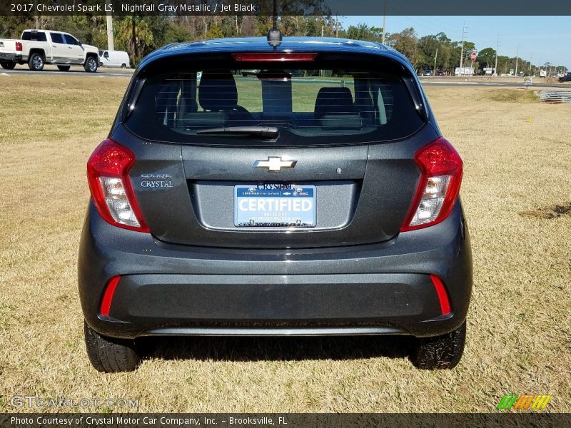 Nightfall Gray Metallic / Jet Black 2017 Chevrolet Spark LS