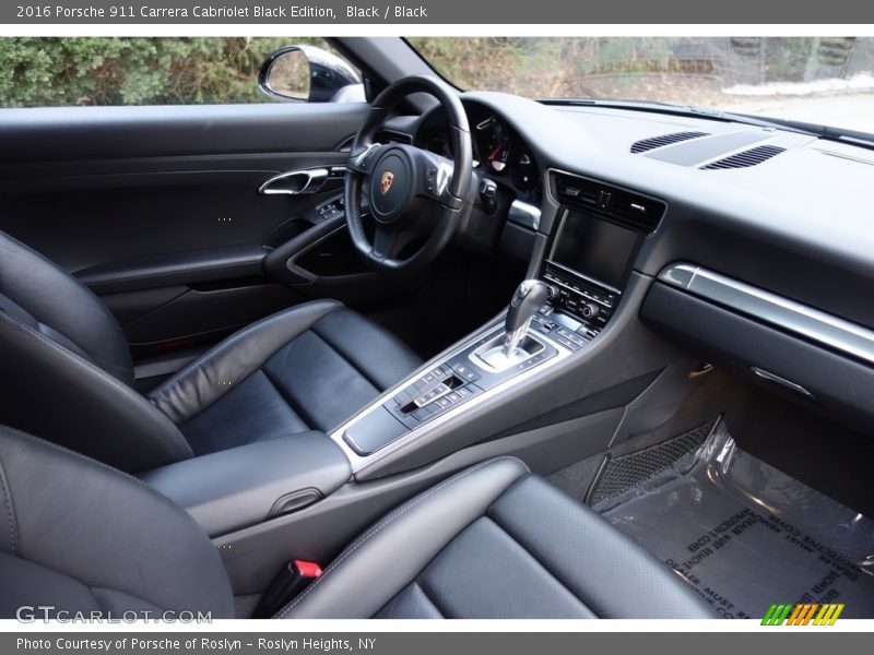 Black / Black 2016 Porsche 911 Carrera Cabriolet Black Edition