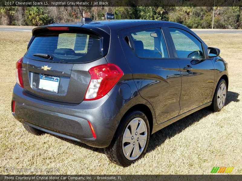 Nightfall Gray Metallic / Jet Black 2017 Chevrolet Spark LS