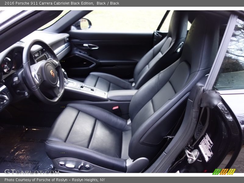 Black / Black 2016 Porsche 911 Carrera Cabriolet Black Edition