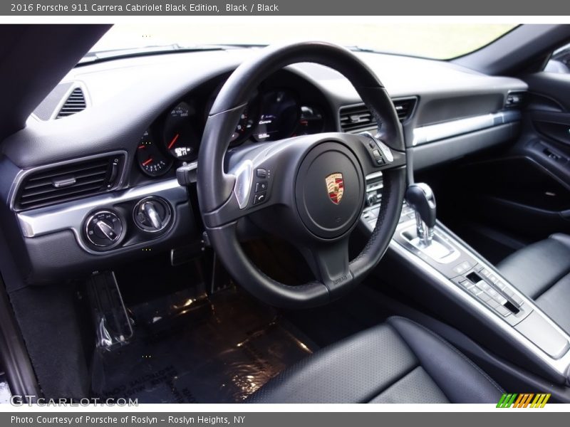 Black / Black 2016 Porsche 911 Carrera Cabriolet Black Edition