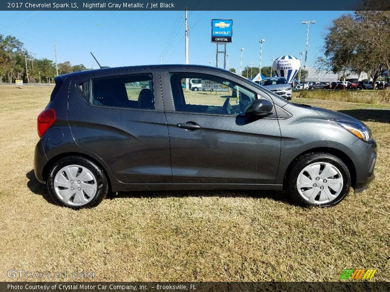 Nightfall Gray Metallic / Jet Black 2017 Chevrolet Spark LS