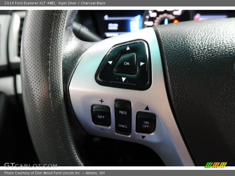 Ingot Silver / Charcoal Black 2014 Ford Explorer XLT 4WD