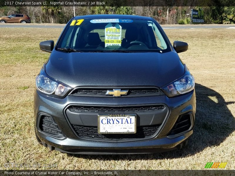 Nightfall Gray Metallic / Jet Black 2017 Chevrolet Spark LS