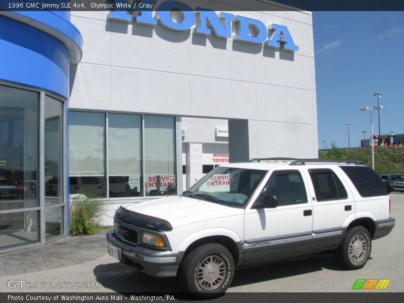 Olympic White / Gray 1996 GMC Jimmy SLE 4x4