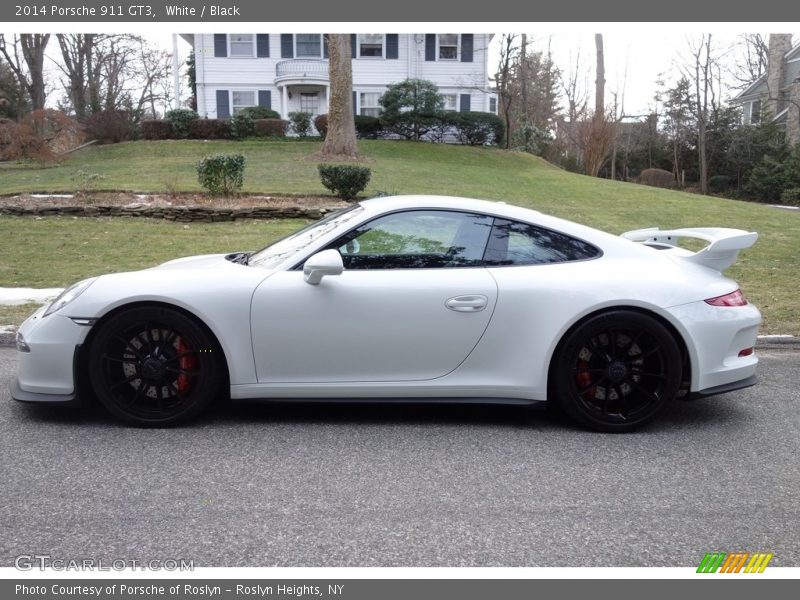 White / Black 2014 Porsche 911 GT3