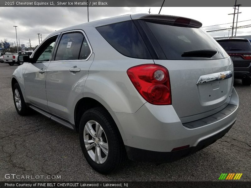 Silver Ice Metallic / Jet Black 2015 Chevrolet Equinox LS