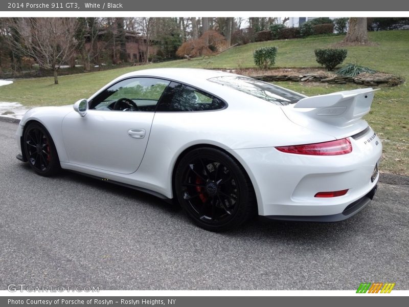 White / Black 2014 Porsche 911 GT3