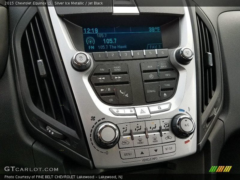 Silver Ice Metallic / Jet Black 2015 Chevrolet Equinox LS