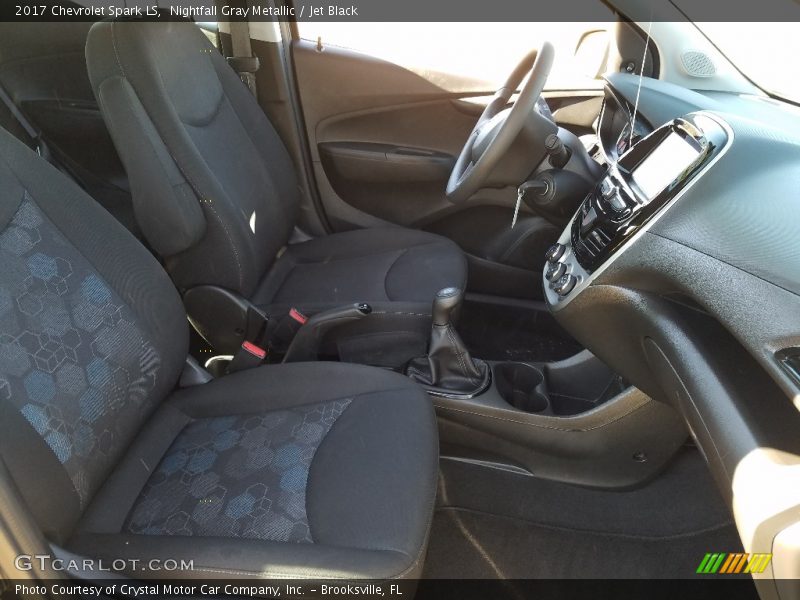 Nightfall Gray Metallic / Jet Black 2017 Chevrolet Spark LS