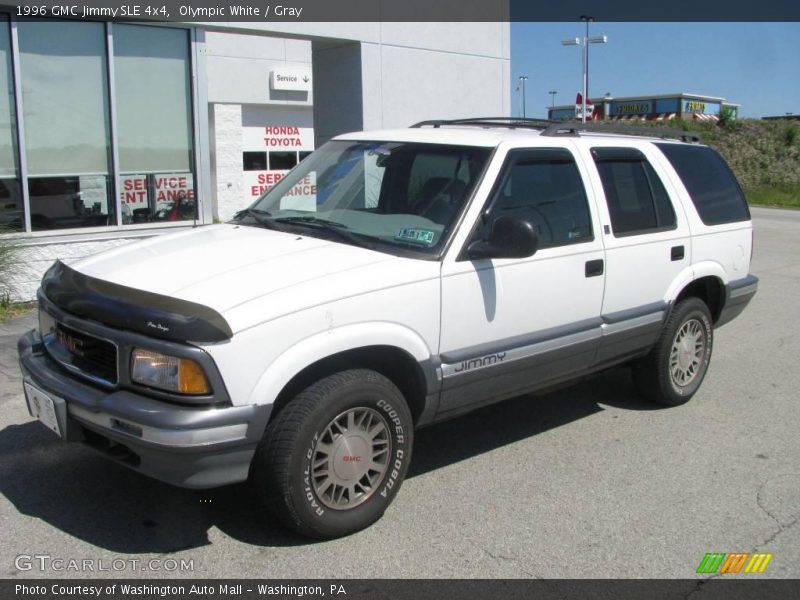 Olympic White / Gray 1996 GMC Jimmy SLE 4x4