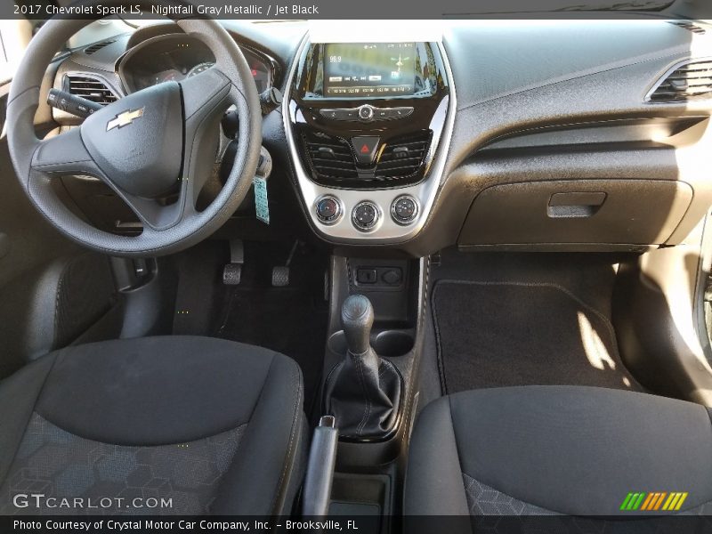 Nightfall Gray Metallic / Jet Black 2017 Chevrolet Spark LS