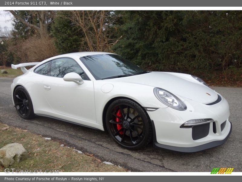 White / Black 2014 Porsche 911 GT3