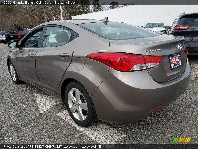 Desert Bronze / Black 2011 Hyundai Elantra GLS