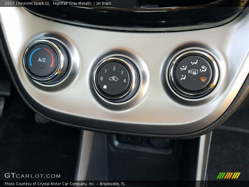 Nightfall Gray Metallic / Jet Black 2017 Chevrolet Spark LS