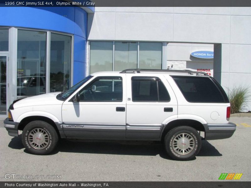 Olympic White / Gray 1996 GMC Jimmy SLE 4x4