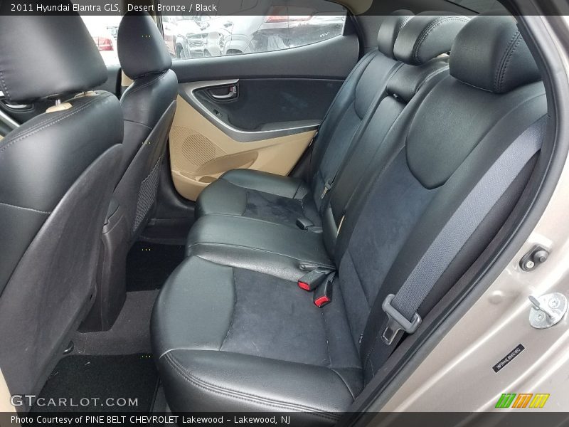 Desert Bronze / Black 2011 Hyundai Elantra GLS