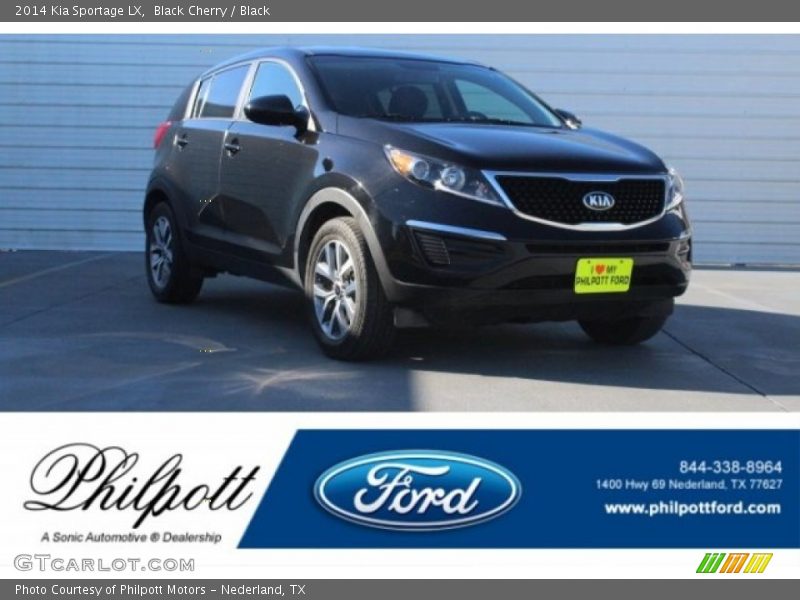 Black Cherry / Black 2014 Kia Sportage LX