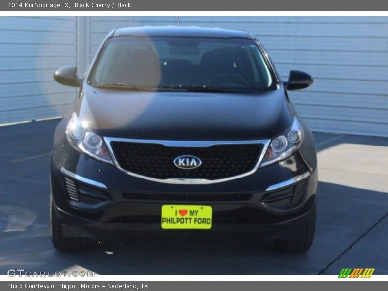 Black Cherry / Black 2014 Kia Sportage LX