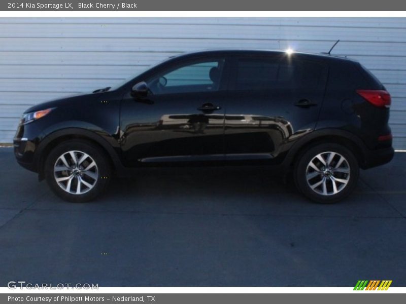 Black Cherry / Black 2014 Kia Sportage LX