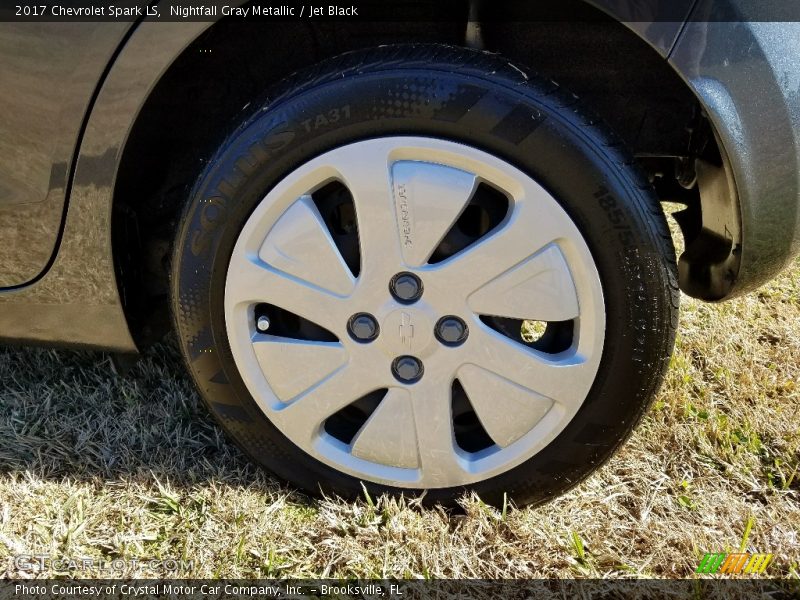Nightfall Gray Metallic / Jet Black 2017 Chevrolet Spark LS