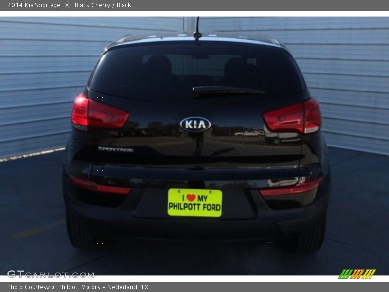 Black Cherry / Black 2014 Kia Sportage LX
