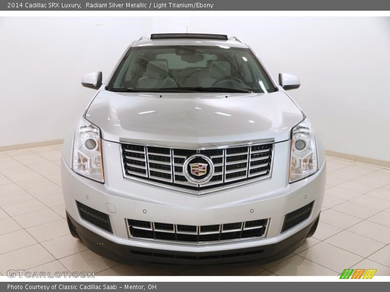 Radiant Silver Metallic / Light Titanium/Ebony 2014 Cadillac SRX Luxury