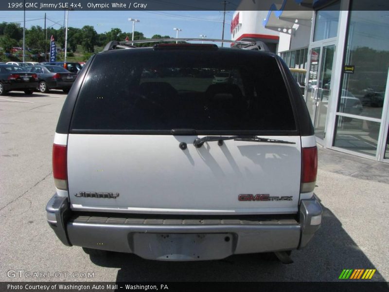 Olympic White / Gray 1996 GMC Jimmy SLE 4x4