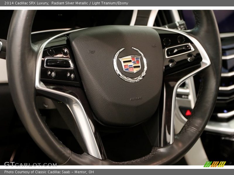 Radiant Silver Metallic / Light Titanium/Ebony 2014 Cadillac SRX Luxury