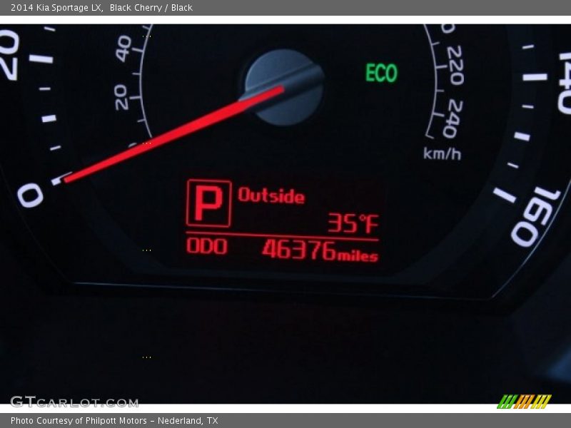 Black Cherry / Black 2014 Kia Sportage LX