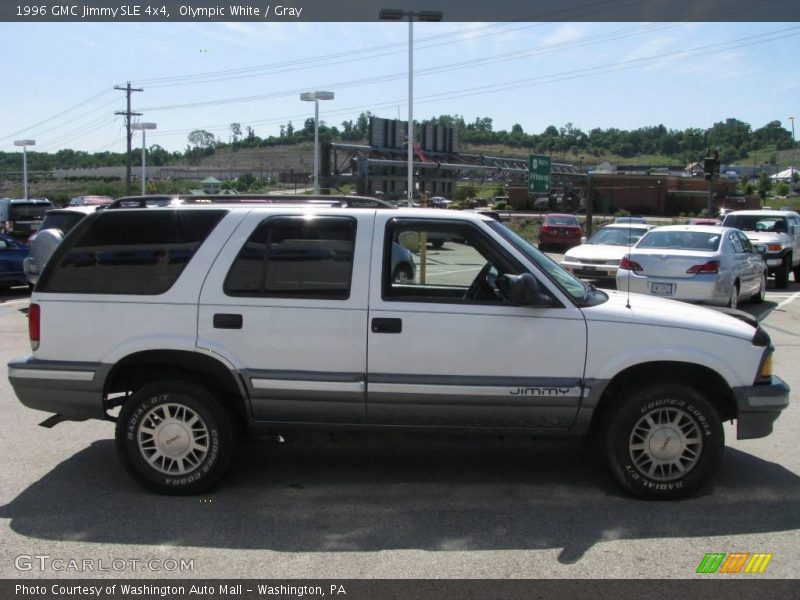 Olympic White / Gray 1996 GMC Jimmy SLE 4x4