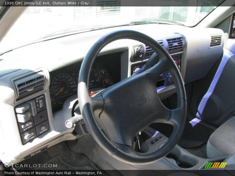 Olympic White / Gray 1996 GMC Jimmy SLE 4x4