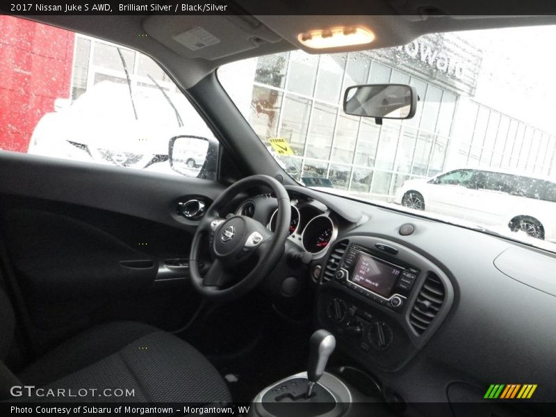 Brilliant Silver / Black/Silver 2017 Nissan Juke S AWD
