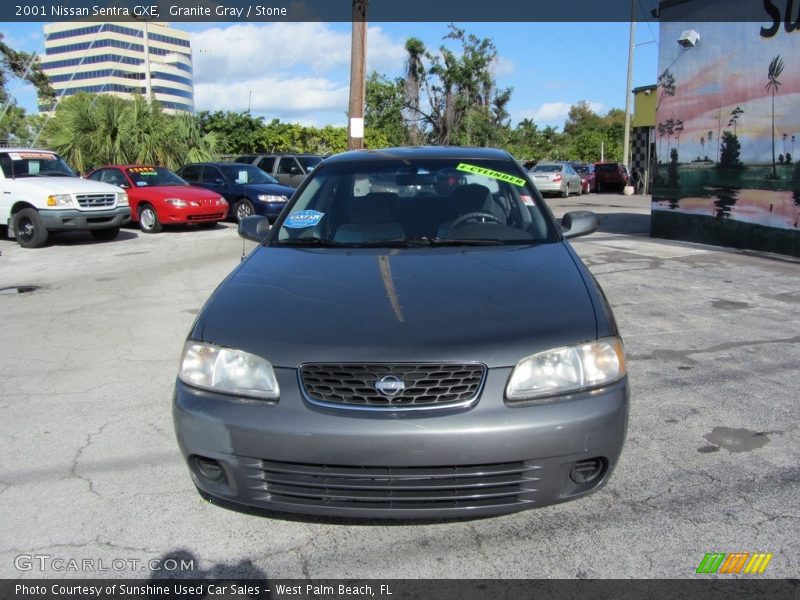 Granite Gray / Stone 2001 Nissan Sentra GXE