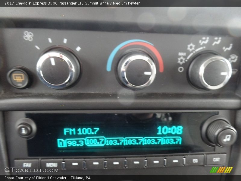 Summit White / Medium Pewter 2017 Chevrolet Express 3500 Passenger LT