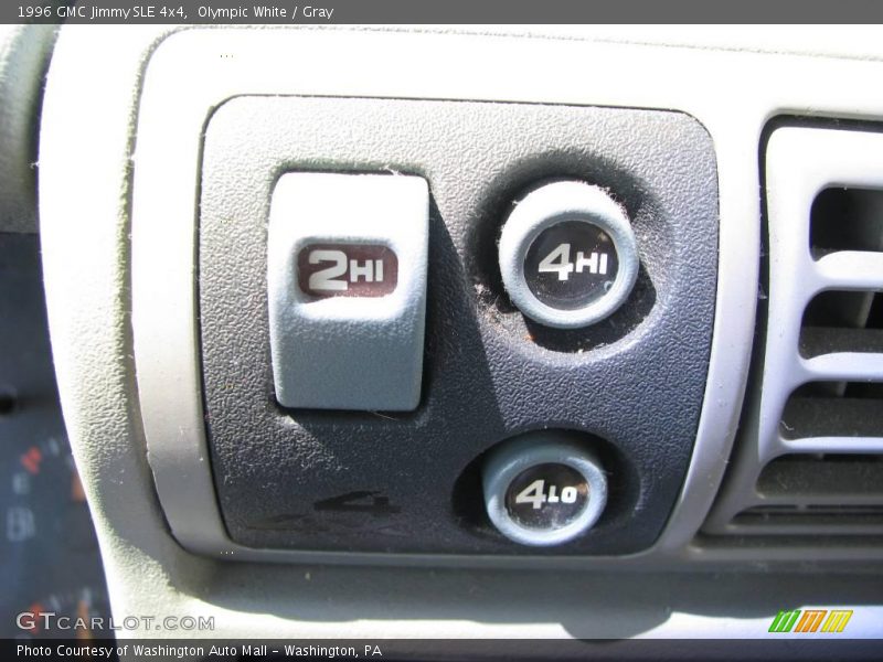 Olympic White / Gray 1996 GMC Jimmy SLE 4x4