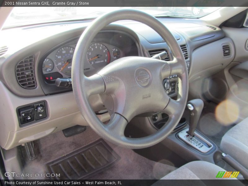 Granite Gray / Stone 2001 Nissan Sentra GXE