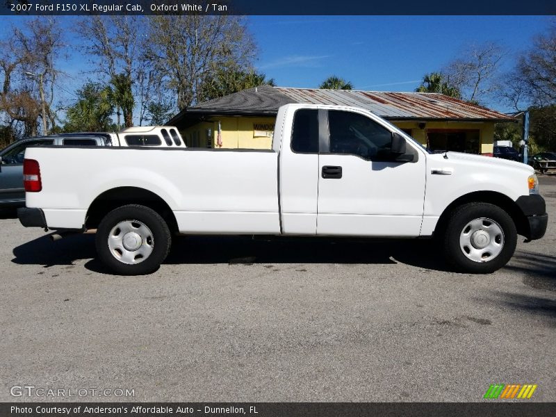 Oxford White / Tan 2007 Ford F150 XL Regular Cab